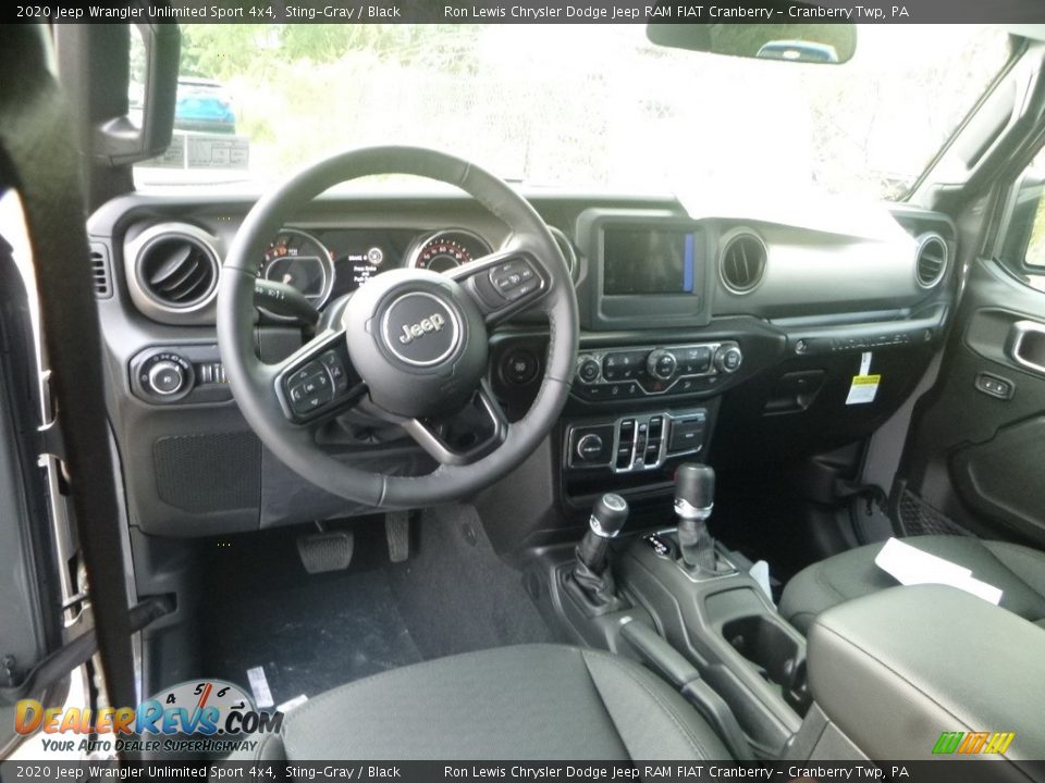 2020 Jeep Wrangler Unlimited Sport 4x4 Sting-Gray / Black Photo #12