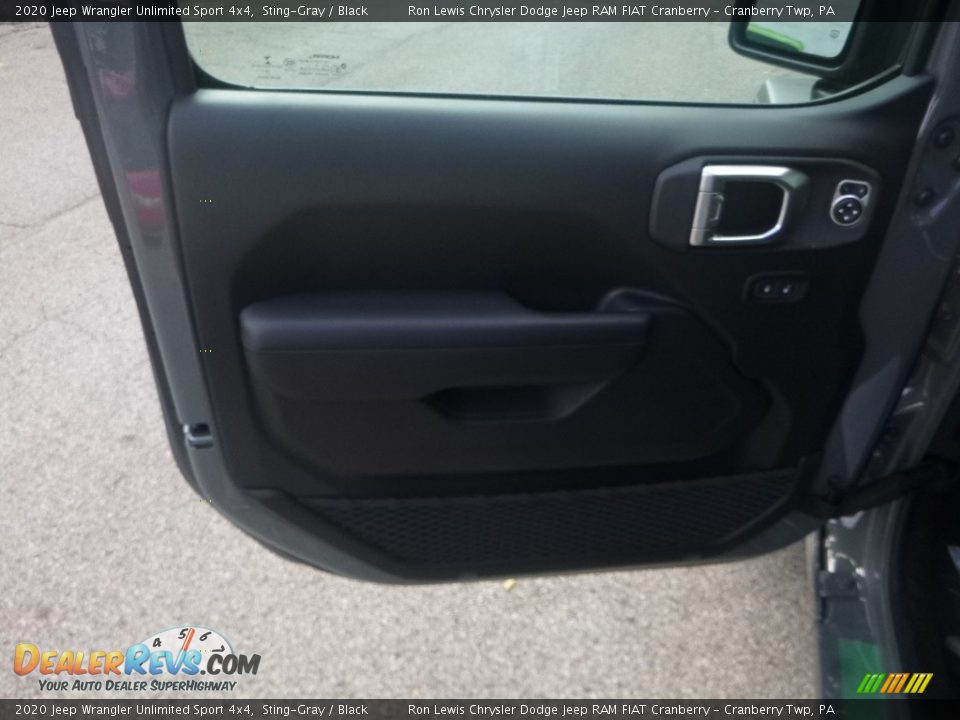 2020 Jeep Wrangler Unlimited Sport 4x4 Sting-Gray / Black Photo #13