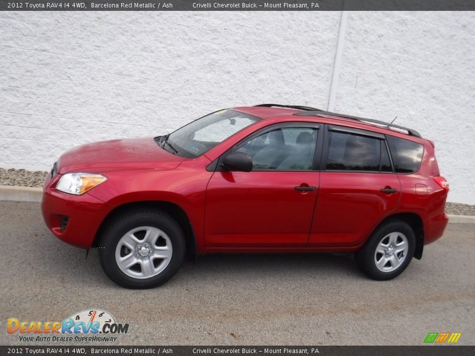 2012 Toyota RAV4 I4 4WD Barcelona Red Metallic / Ash Photo #2