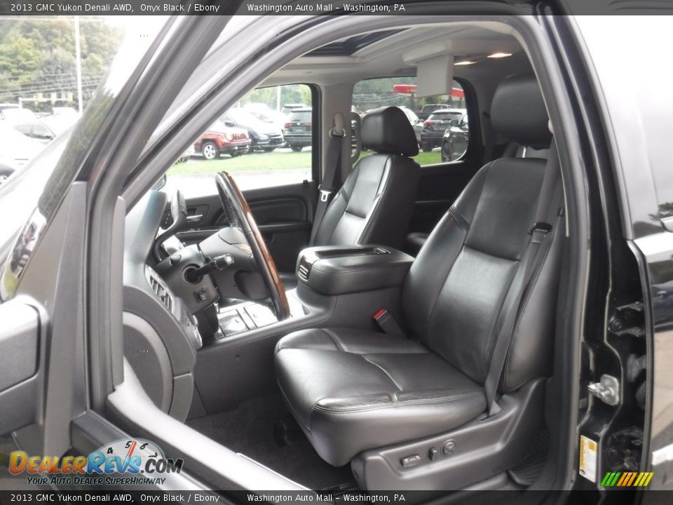 2013 GMC Yukon Denali AWD Onyx Black / Ebony Photo #17