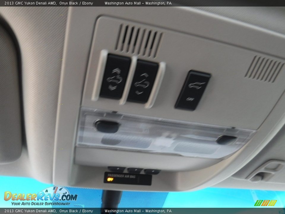 2013 GMC Yukon Denali AWD Onyx Black / Ebony Photo #22