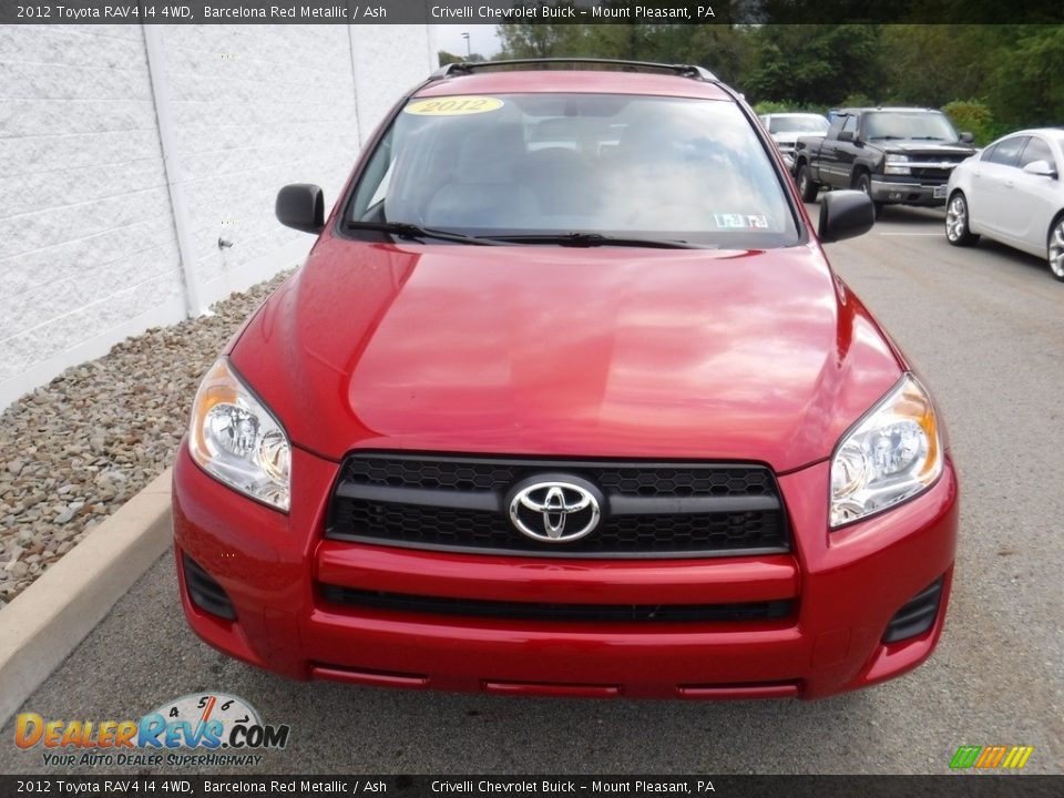 2012 Toyota RAV4 I4 4WD Barcelona Red Metallic / Ash Photo #6