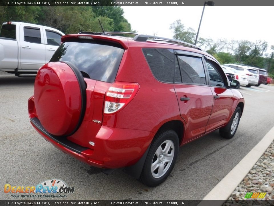 2012 Toyota RAV4 I4 4WD Barcelona Red Metallic / Ash Photo #8