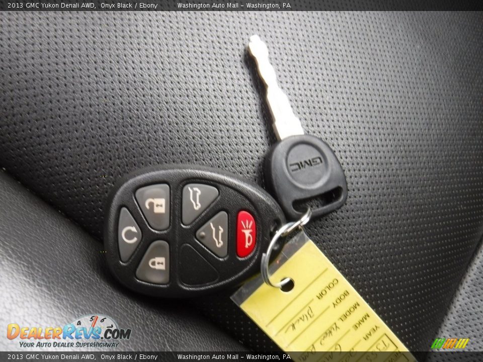 2013 GMC Yukon Denali AWD Onyx Black / Ebony Photo #30