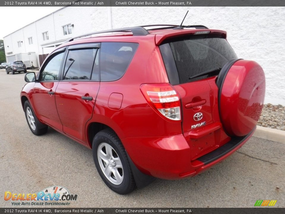 2012 Toyota RAV4 I4 4WD Barcelona Red Metallic / Ash Photo #11