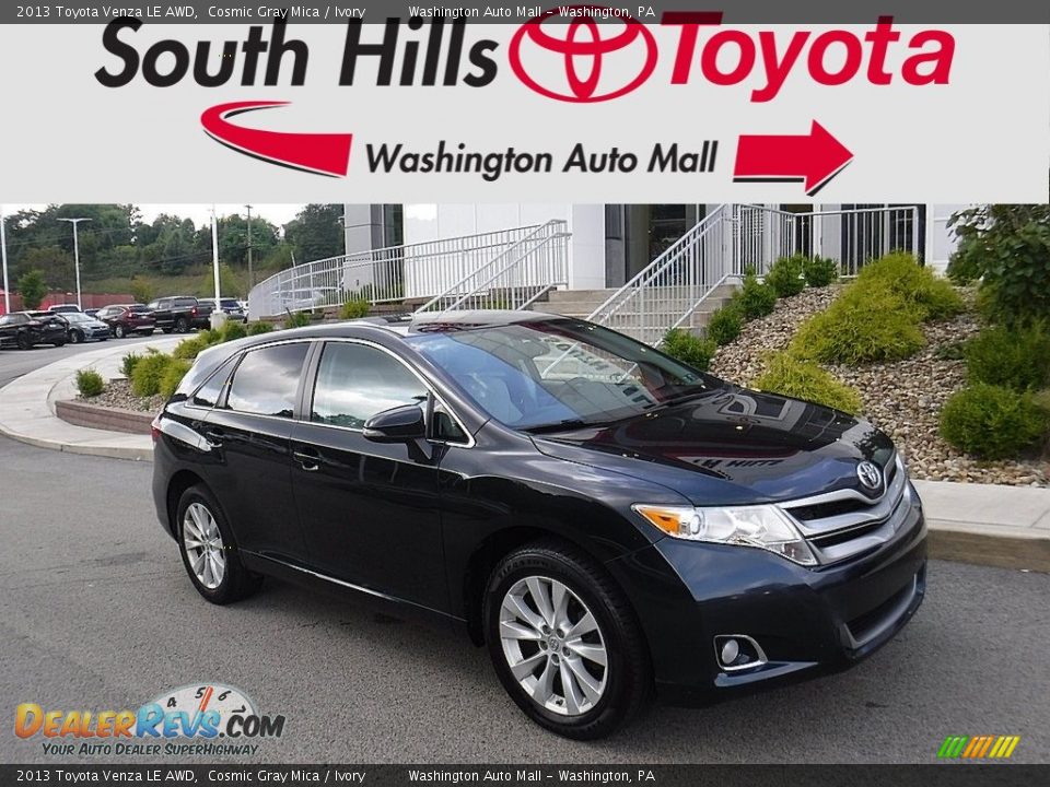 2013 Toyota Venza LE AWD Cosmic Gray Mica / Ivory Photo #1