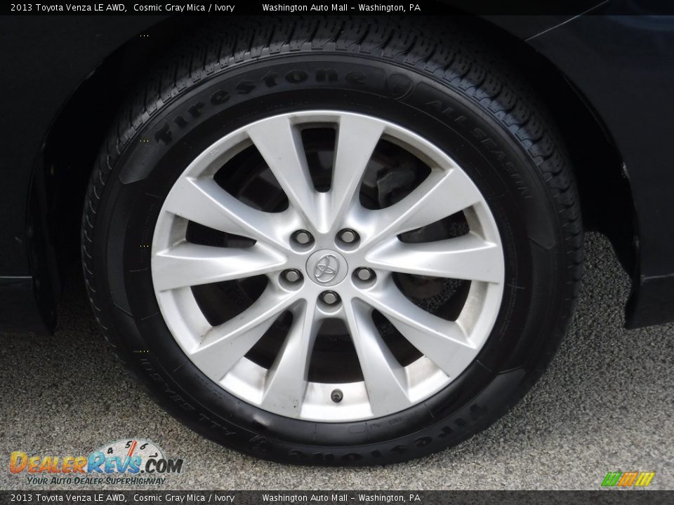 2013 Toyota Venza LE AWD Cosmic Gray Mica / Ivory Photo #3