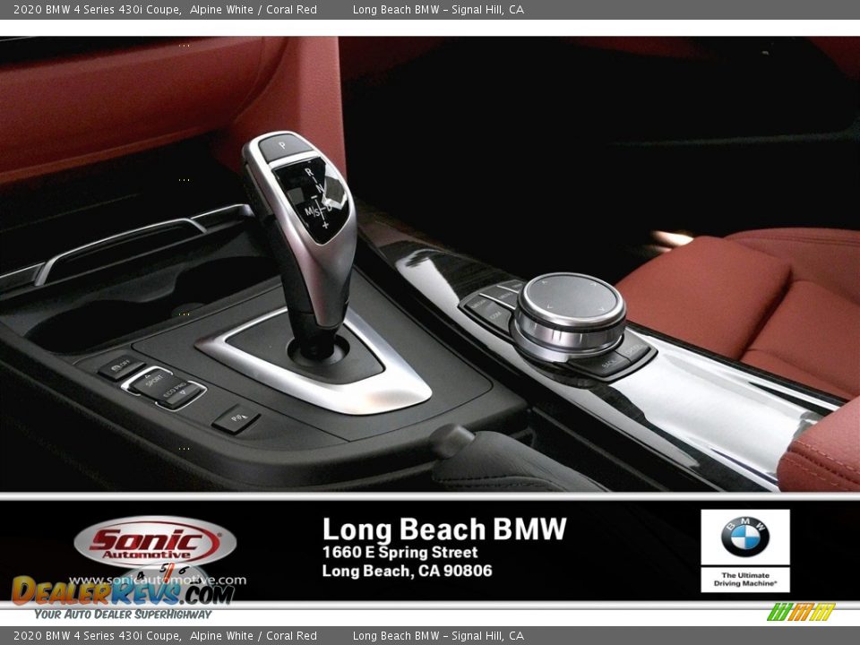 2020 BMW 4 Series 430i Coupe Alpine White / Coral Red Photo #6