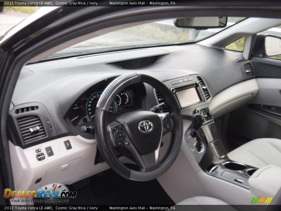 2013 Toyota Venza LE AWD Cosmic Gray Mica / Ivory Photo #10