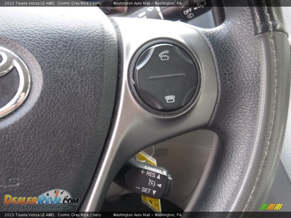 2013 Toyota Venza LE AWD Cosmic Gray Mica / Ivory Photo #17