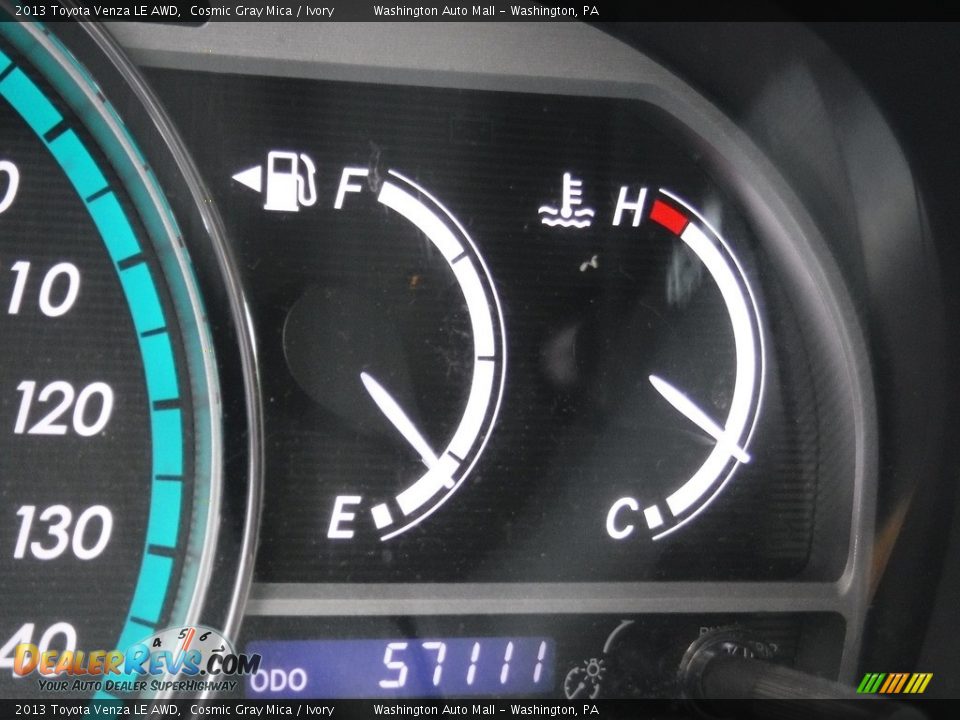 2013 Toyota Venza LE AWD Cosmic Gray Mica / Ivory Photo #25