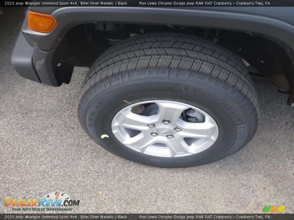 2020 Jeep Wrangler Unlimited Sport 4x4 Billet Silver Metallic / Black Photo #2