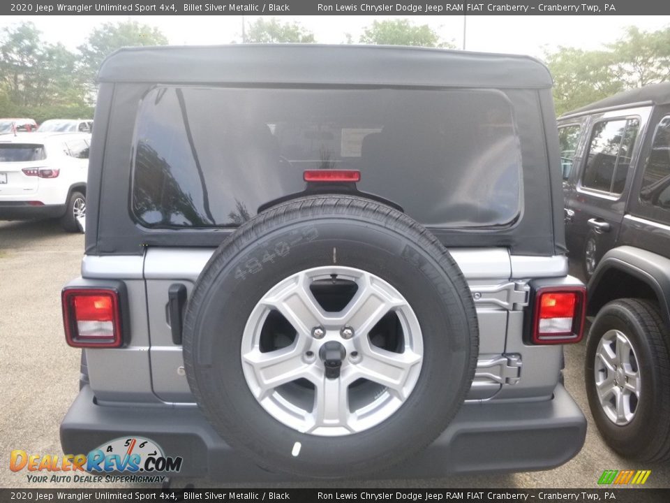 2020 Jeep Wrangler Unlimited Sport 4x4 Billet Silver Metallic / Black Photo #5