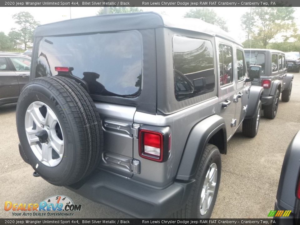 2020 Jeep Wrangler Unlimited Sport 4x4 Billet Silver Metallic / Black Photo #6