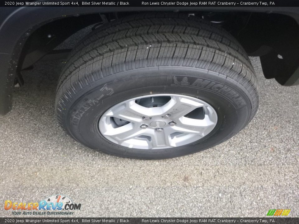 2020 Jeep Wrangler Unlimited Sport 4x4 Billet Silver Metallic / Black Photo #8