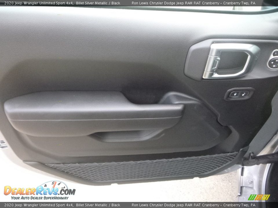 2020 Jeep Wrangler Unlimited Sport 4x4 Billet Silver Metallic / Black Photo #12