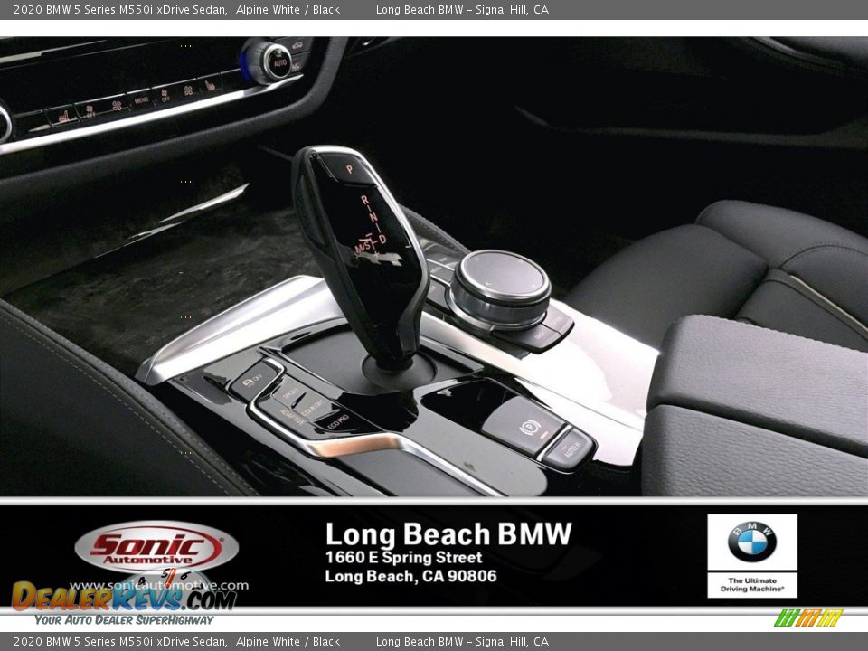 2020 BMW 5 Series M550i xDrive Sedan Alpine White / Black Photo #6