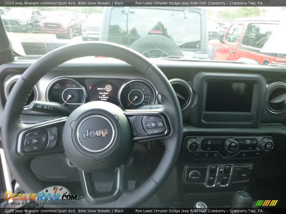 2020 Jeep Wrangler Unlimited Sport 4x4 Billet Silver Metallic / Black Photo #20