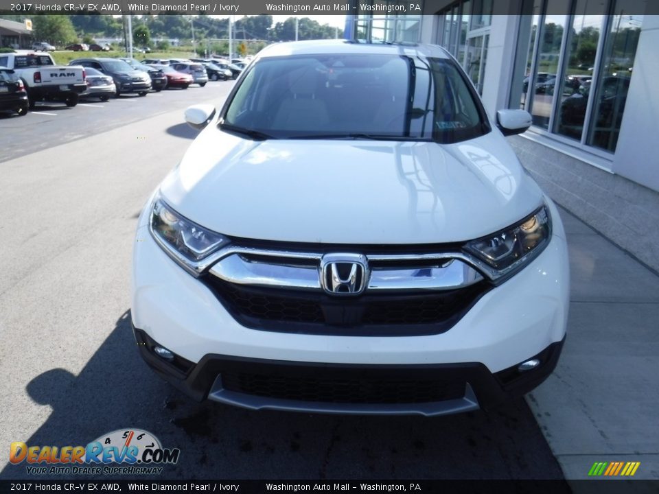 2017 Honda CR-V EX AWD White Diamond Pearl / Ivory Photo #4