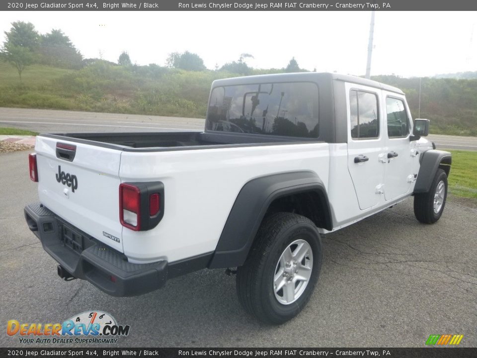 2020 Jeep Gladiator Sport 4x4 Bright White / Black Photo #5