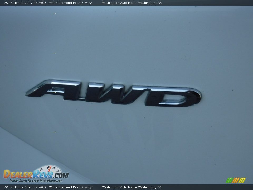 2017 Honda CR-V EX AWD White Diamond Pearl / Ivory Photo #10