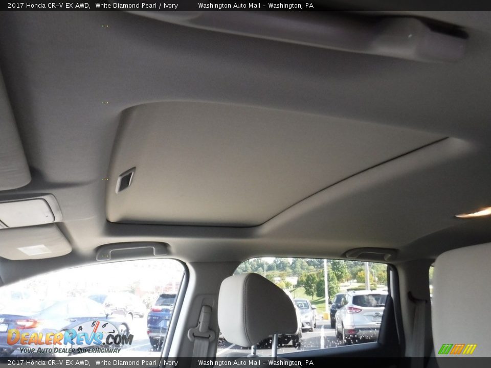 2017 Honda CR-V EX AWD White Diamond Pearl / Ivory Photo #11