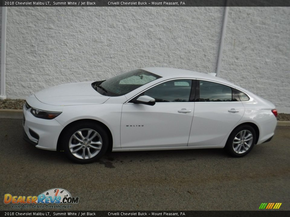 2018 Chevrolet Malibu LT Summit White / Jet Black Photo #2