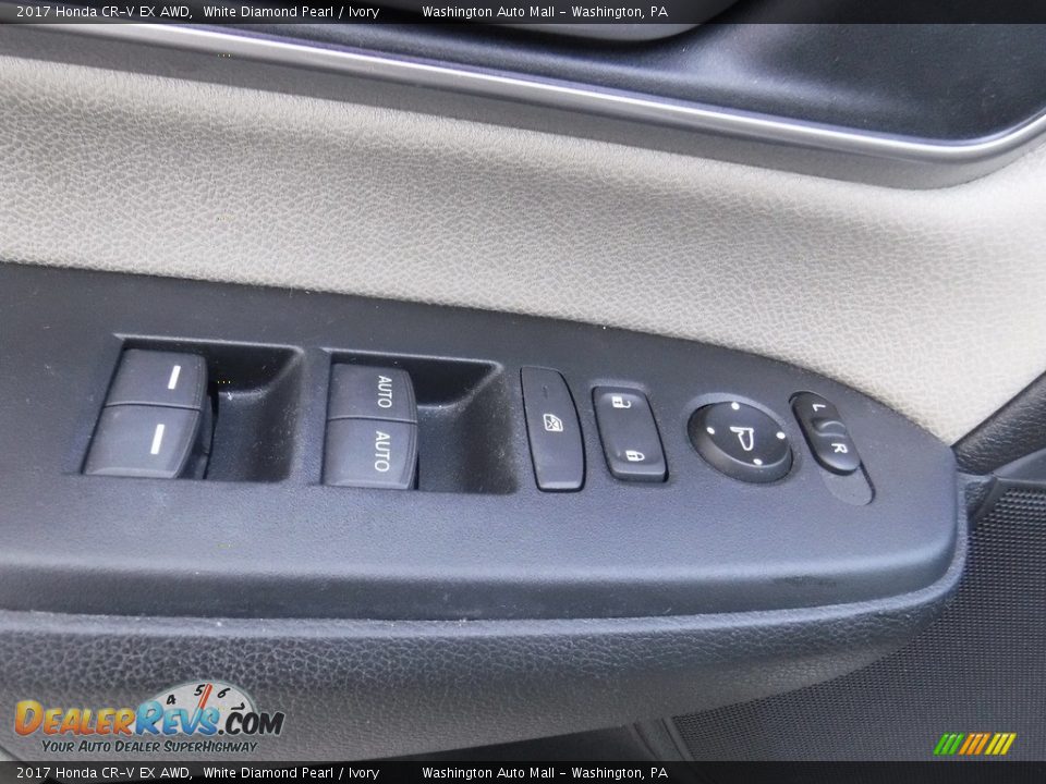 2017 Honda CR-V EX AWD White Diamond Pearl / Ivory Photo #12