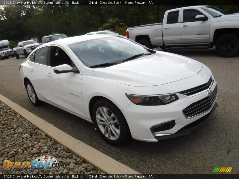 2018 Chevrolet Malibu LT Summit White / Jet Black Photo #5