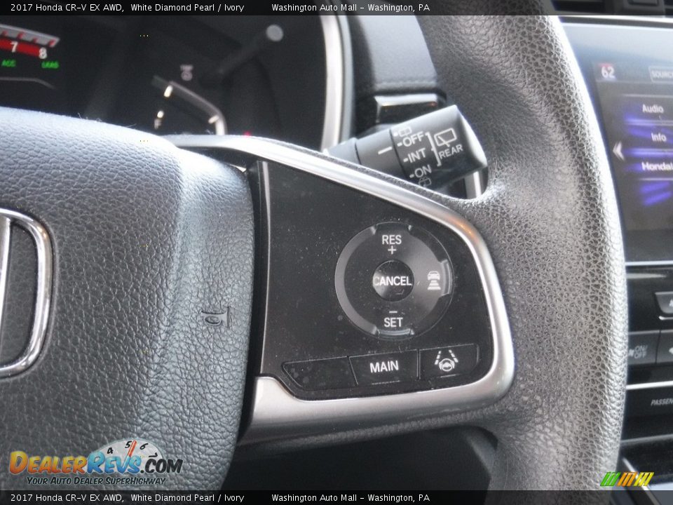2017 Honda CR-V EX AWD White Diamond Pearl / Ivory Photo #20