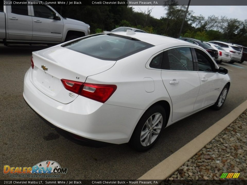 2018 Chevrolet Malibu LT Summit White / Jet Black Photo #6