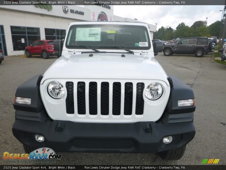 2020 Jeep Gladiator Sport 4x4 Bright White / Black Photo #12