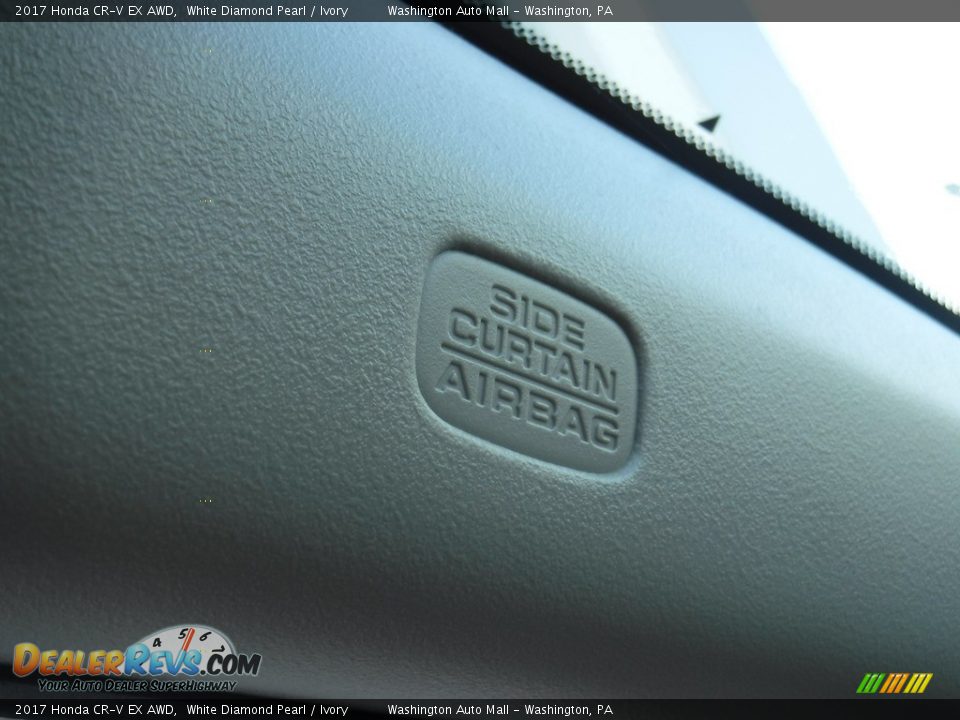 2017 Honda CR-V EX AWD White Diamond Pearl / Ivory Photo #23