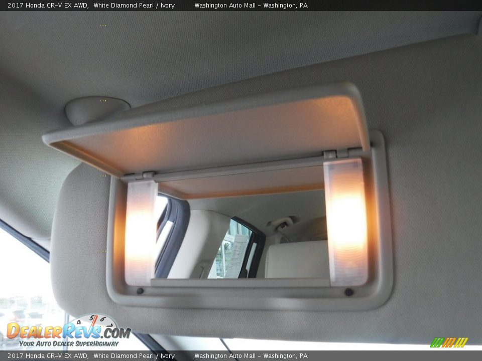 2017 Honda CR-V EX AWD White Diamond Pearl / Ivory Photo #25