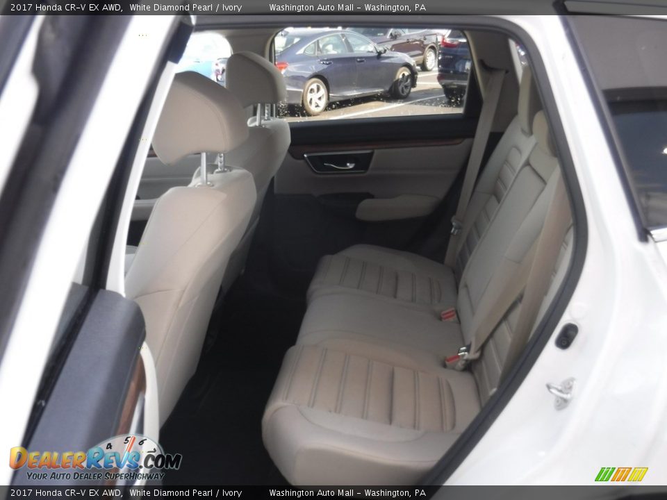 2017 Honda CR-V EX AWD White Diamond Pearl / Ivory Photo #26