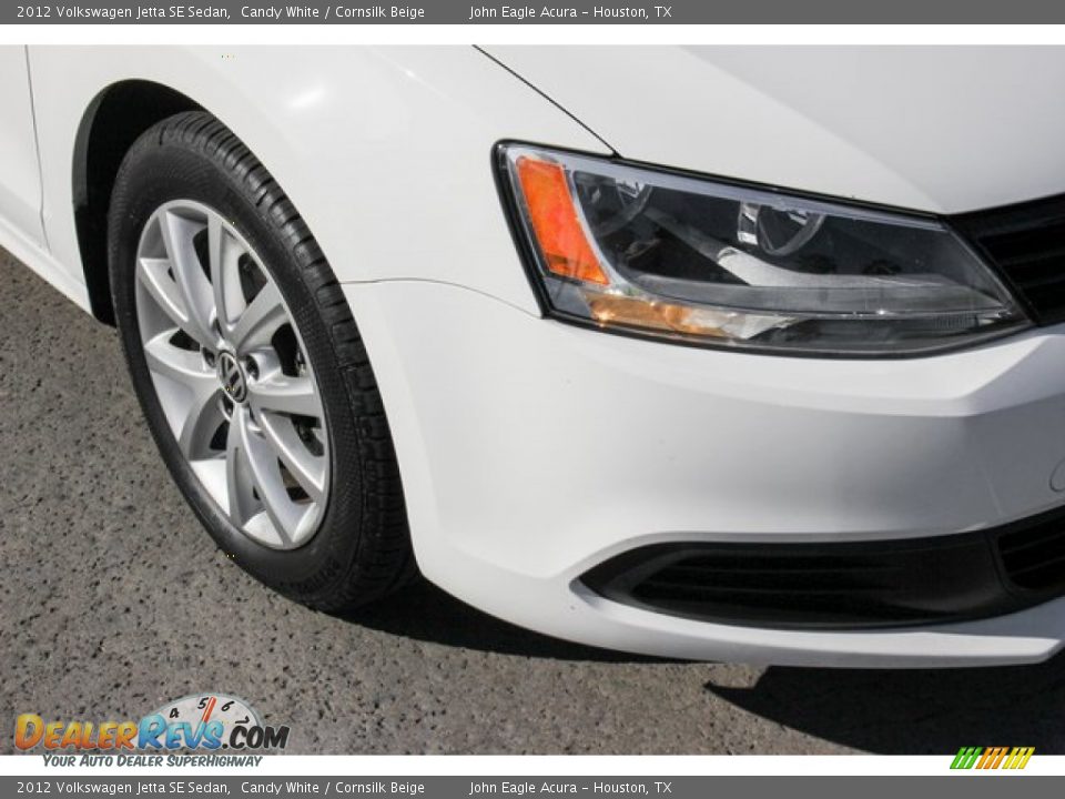 2012 Volkswagen Jetta SE Sedan Candy White / Cornsilk Beige Photo #11