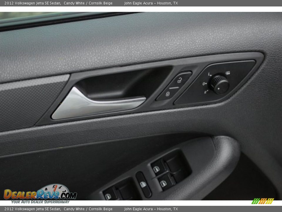 2012 Volkswagen Jetta SE Sedan Candy White / Cornsilk Beige Photo #14