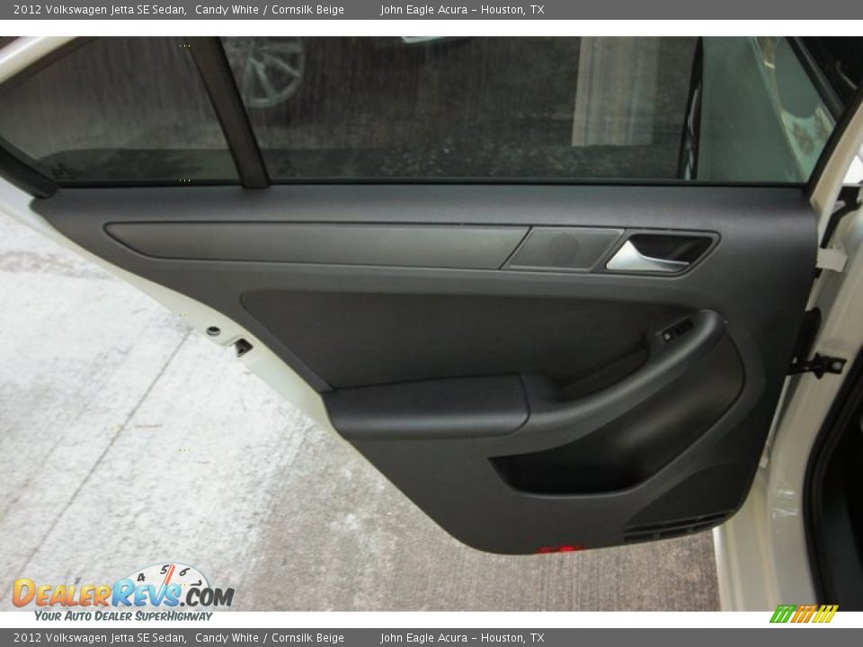 2012 Volkswagen Jetta SE Sedan Candy White / Cornsilk Beige Photo #19