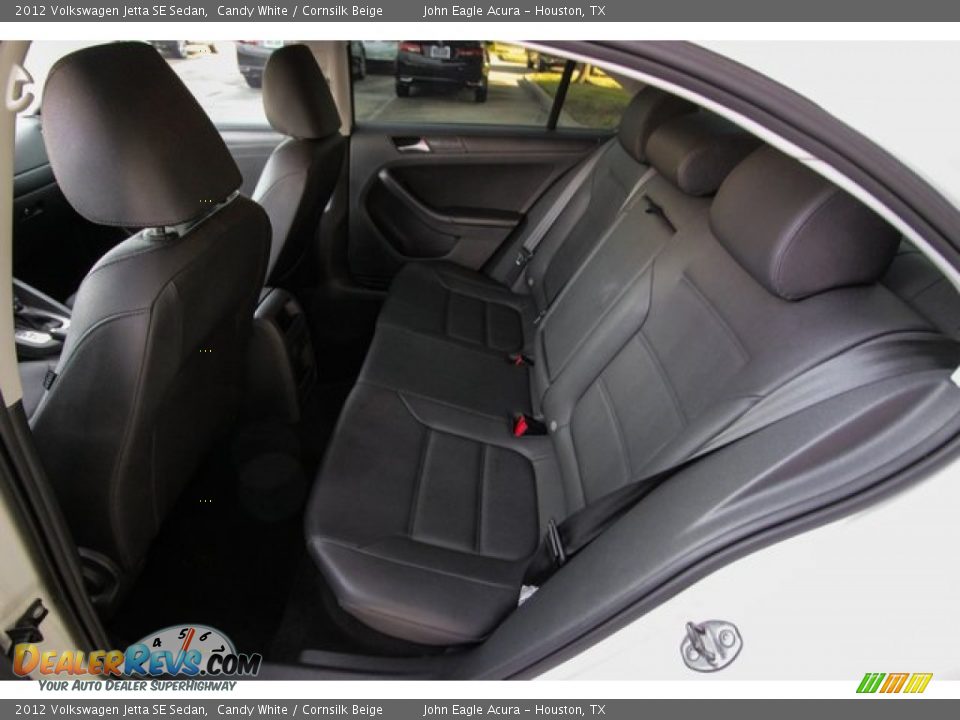 2012 Volkswagen Jetta SE Sedan Candy White / Cornsilk Beige Photo #20