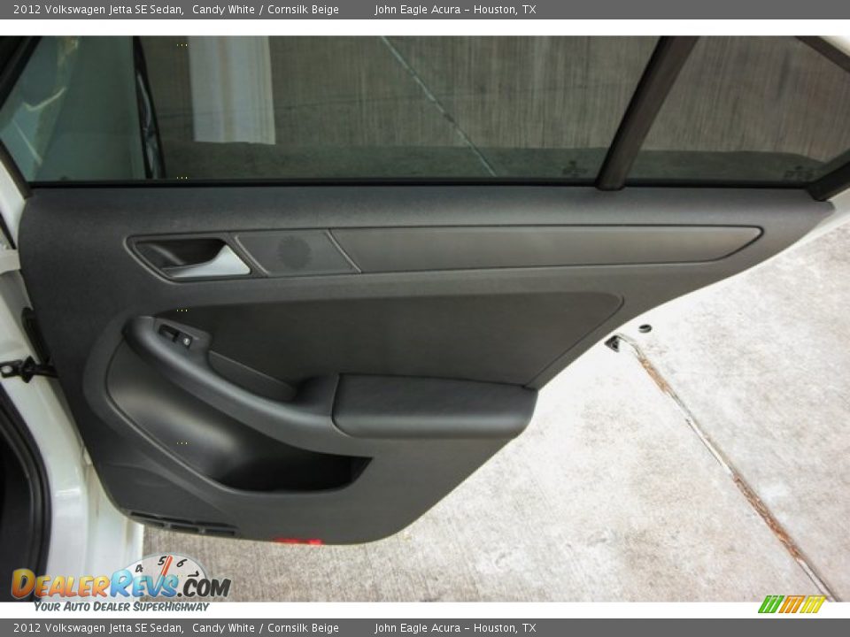 2012 Volkswagen Jetta SE Sedan Candy White / Cornsilk Beige Photo #22