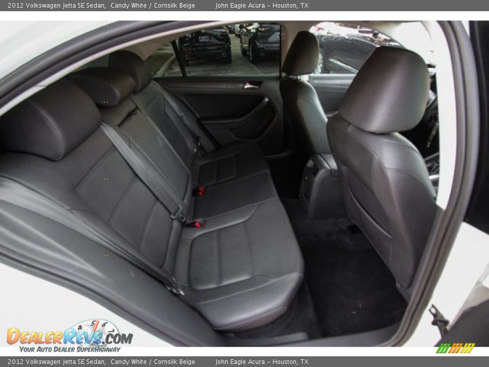 2012 Volkswagen Jetta SE Sedan Candy White / Cornsilk Beige Photo #23