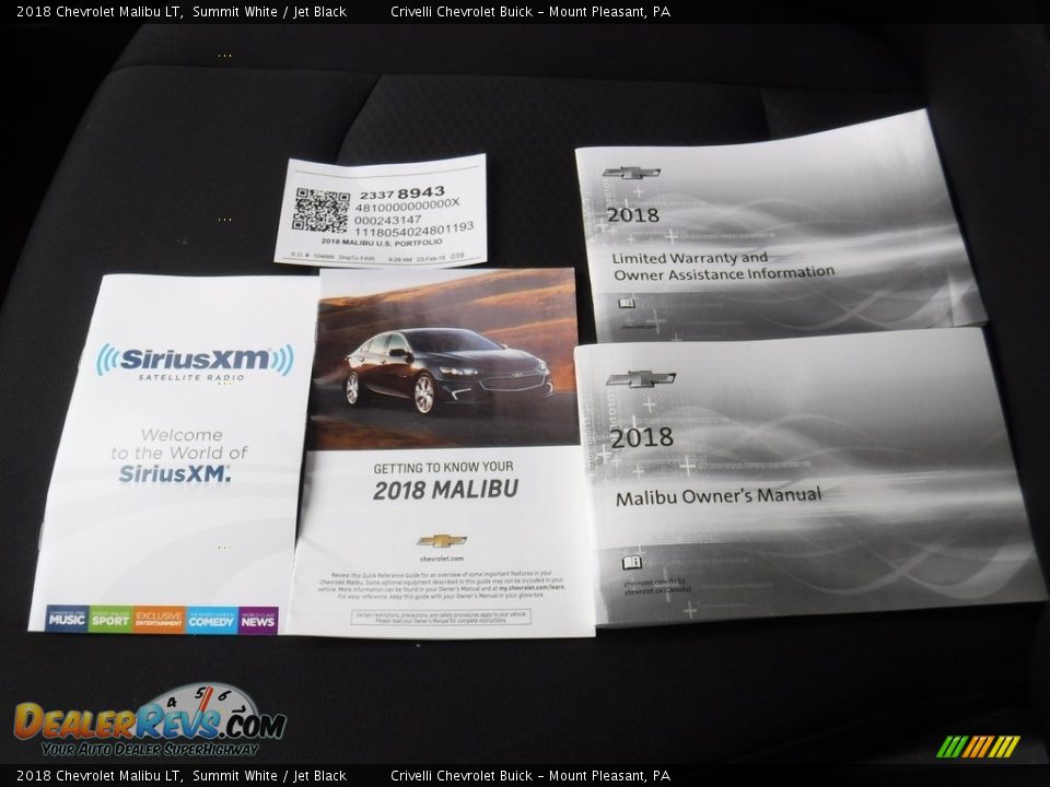 2018 Chevrolet Malibu LT Summit White / Jet Black Photo #30