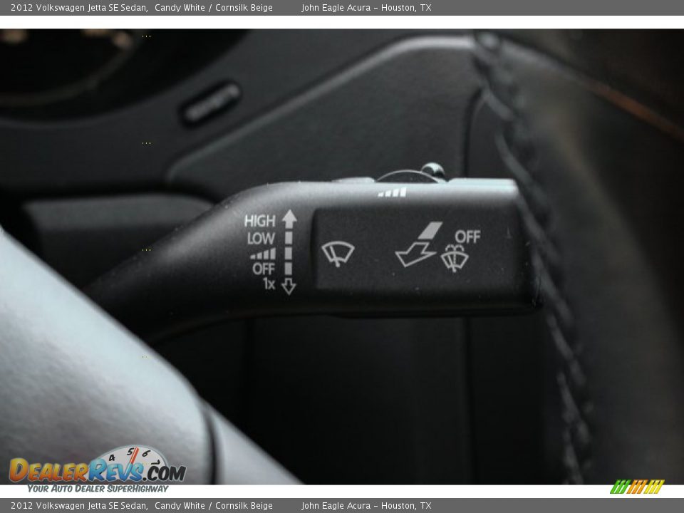 2012 Volkswagen Jetta SE Sedan Candy White / Cornsilk Beige Photo #34