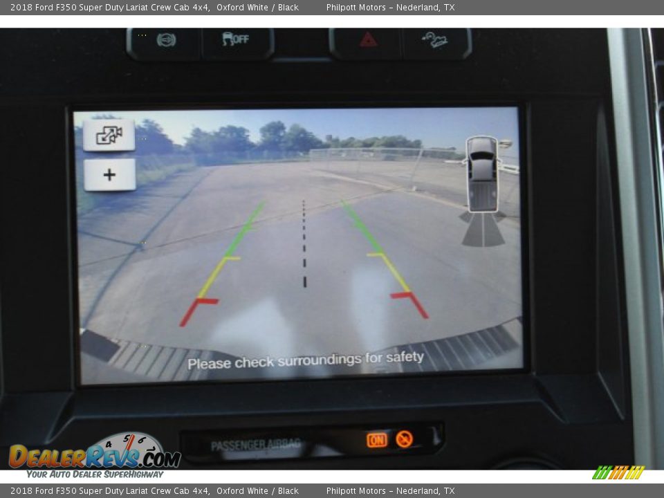 2018 Ford F350 Super Duty Lariat Crew Cab 4x4 Oxford White / Black Photo #19