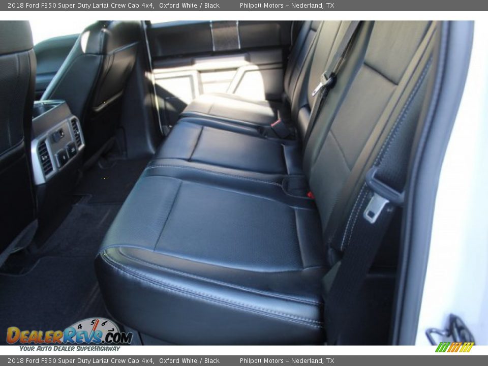 2018 Ford F350 Super Duty Lariat Crew Cab 4x4 Oxford White / Black Photo #21