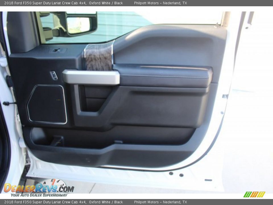 2018 Ford F350 Super Duty Lariat Crew Cab 4x4 Oxford White / Black Photo #27