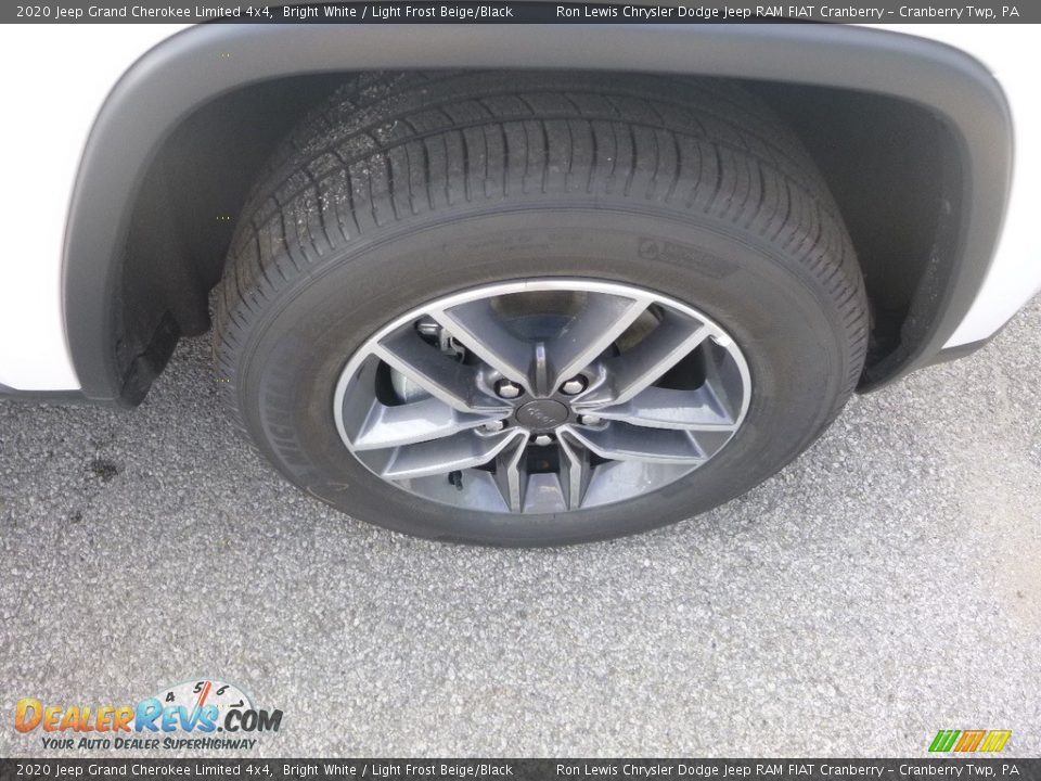 2020 Jeep Grand Cherokee Limited 4x4 Bright White / Light Frost Beige/Black Photo #9