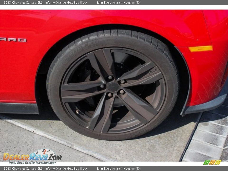2013 Chevrolet Camaro ZL1 Inferno Orange Metallic / Black Photo #10