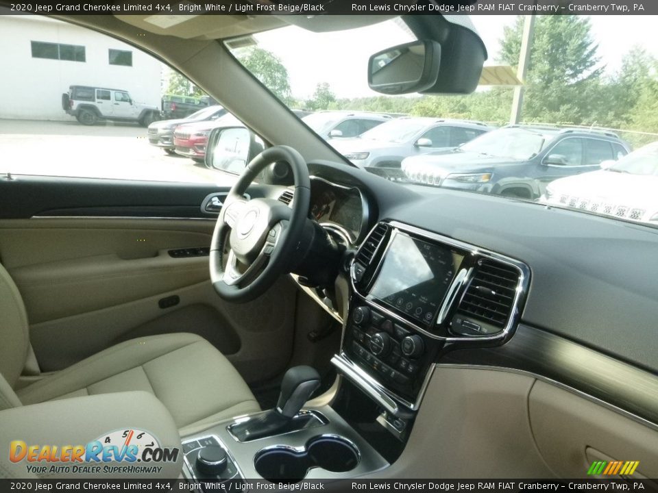 2020 Jeep Grand Cherokee Limited 4x4 Bright White / Light Frost Beige/Black Photo #11