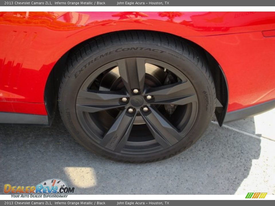 2013 Chevrolet Camaro ZL1 Inferno Orange Metallic / Black Photo #13